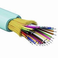 Кабель волоконно-оптический, распределительный, арамидные упрочняющие нити, для внутренней прокладки, нг(A)-HFLTx, 24 ОВ, категория | код RNDT3C24AQ03-E | DKC