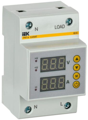 Реле напряжения и тока РНТ-д 1ф 54мм 63А | код IVC31-1-63 | IEK Реле напряжения и тока РНТ-д 1ф 54мм 63А | код IVC31-1-63 | IEK