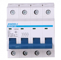 выключатель нагрузки AHL30-125 4P 125A(ANDELI) | код ADL04-020 | ANDELI