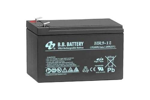 Аккумулятор 12В 9Ач | код HR 9-12 | B.B.Battery Аккумулятор 12В 9Ач | код HR 9-12 | B.B.Battery