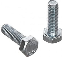 Болт DIN933 М6х20 5.8 шестигранный оцинкованный | код GAN-DIN933-М6x20 | Крепдил