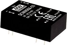 Источник питания DC-DC, 6 Вт, вход 18…36В, выход 3.3В/1200мА, изоляция 3000В DC, DIP24 31.8х20.3х10.2мм, -40...+90С | код SCWN06B-03 | MeanWell