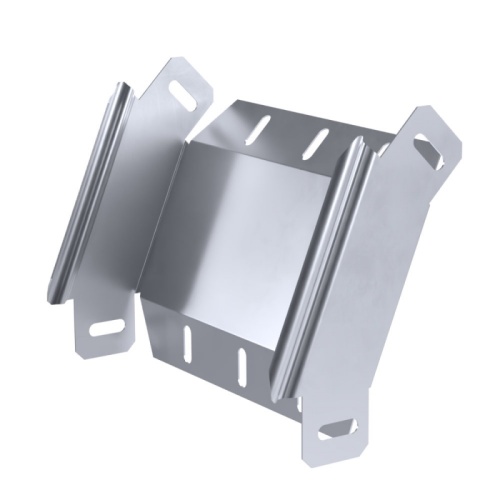 Угол вертикальный внешний 45 градусов Стандарт INOX (AISI 316) 200х50 Промрукав | код PR16.2934 | ПРОМРУКАВ