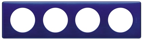 Celiane. Рамка 4-постовая. Цвет "Чернильная ночь" | код 068784 | Legrand