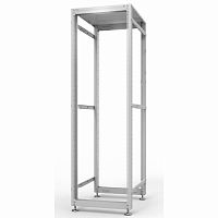 Открытая двухрамная стойка Rexant 19 24U с регулируемой глубиной 600-1000мм (состоит из 2 коробок) | код 04-2710 | REXANT