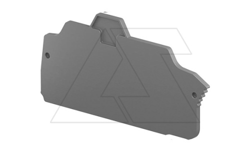 Концевой сегмент EK10 для клемм ZK10..ZK16, темно-серый | код 71091000 | Entrelec Концевой сегмент EK10 для клемм ZK10..ZK16, темно-серый | код 71091000 | Entrelec