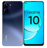 Смартфон Realme RMX3630 10 256Gb 8Gb черный моноблок 3G 4G 2Sim 6.4 1080x2400 Android 12 50Mpix 802.11 a/b/g/n/ac NFC GPS GSM900/1800 GSM1900 TouchSc microSD | код 1869407 | REALME