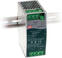 Модуль резервного питания, 2 входа 19…29В/40А, выход 24В/40А, на DIN рейку 32х125.2х102мм, -40...+80С | код DRDN40-24 | MeanWell