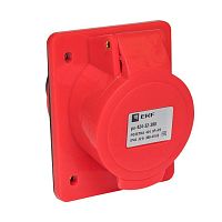 Розетка стационарная внутренняя 424 3Р+РЕ 32А 380В IP44 | код. ps-424-32-380 | EKF