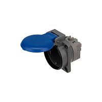 Розетка влагозащ. с крышкой с/з скрытая установка16А IP54 каучук | Код. 111-008 | Rexant