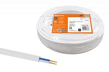 Провод ПГВВП 2х1.5 ГОСТ (бухта 50м) белый | код SQ0127-0502 | РЭМЗ ТМ