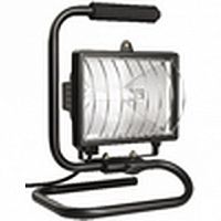 Прожектор ИО500П(переноска) галоген.черный IP54 | код. LPI03-1-0500-K02 | IEK