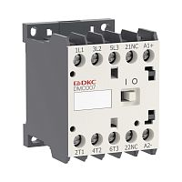 Миниконтактор YON DMC007 7A 3кВт AC3 3P кат. 220В AC 1НО | код DMC007-3C10A230 | DKC