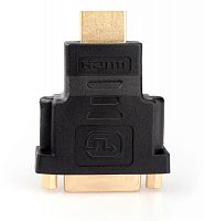 Переходник HDMI <-> DVI Cablexpert A-HDMI-DVI-3, 19M/25F, золотые разъемы, пакет | код A-HDMI-DVI-3 | Cablexpert