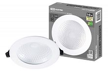 Светильник встраиваемый LED Деко 05, 10 Вт, 3000K, кругл, D170 мм, белый, IP44, TDM | код SQ0362-0003 | TDM