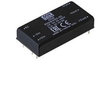 Источник питания DC-DC, 40Вт, вход 48В (18…75В) DC, потребление без/под нагр. 15мА/1000мА, выход 15В/2666мА, КПД 92%, ёмкостная нагр. макс. 2600мкф, изоляция 1600В DC, в корпусе 50,8х25,4х10,5мм, -40…+90С | код RSDW40G-15 | MeanWell