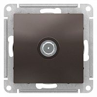 Розетка TV ATLASDESIGN, проходная, мокко | код. ATN000692 | Schneider Electric