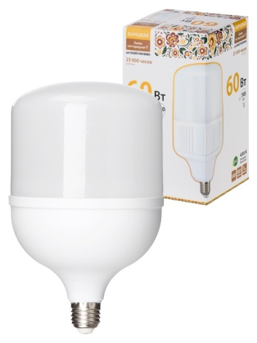 Лампа светодиодная T-60 Вт-230 В-4000 К–E27 (135x225 мм) НАРОДНАЯ | код SQ0340-1648 | TDM НАРОДНЫЙ Лампа светодиодная T-60 Вт-230 В-4000 К–E27 (135x225 мм) НАРОДНАЯ | код SQ0340-1648 | TDM НАРОДНЫЙ