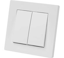 Выключатель 2-х кл. 10А белый Сенеж TDM | код SQ1816-0011 | TDM