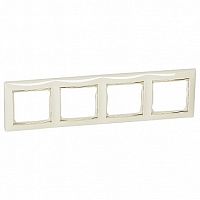 Рамка 4 поста VALENA CLASSIC, слоновая кость | код. 774154 | Legrand