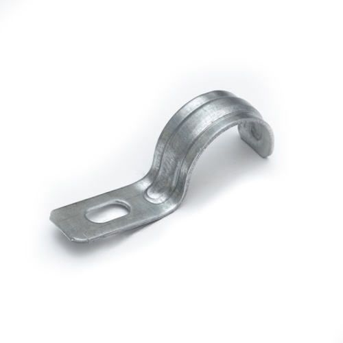 Скоба металлическая однолапковая усиленная противопожарная СМОУ d25-26 мм (100шт/800шт уп/кор) Промрукав | код PR13.02403 | ПРОМРУКАВ