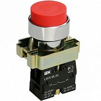 Кнопка LAY5 22 мм² 660/440В, IP40, Красный | код. BBT70-BL-K05 | IEK