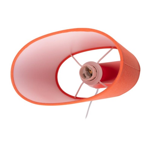 Светильник настольный JH2-01-og E14 IP20 170х100х300мм керамика; ткань; PVC-пластик оранж. JazzWay 5062290 фото 2 Светильник настольный JH2-01-og E14 IP20 170х100х300мм керамика; ткань; PVC-пластик оранж. JazzWay 5062290 фото 2