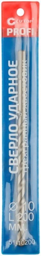 Сверло по бетону ударное Cutop 10х200 мм | код 51-10200 | FIT фото 3