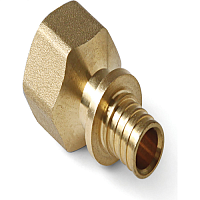 Муфта аксиальная латунная ВР 20x1/2 | код AX1802012 | PRO AQUA