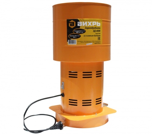 Зернодробилка ЗД-400К Вихрь | код 74/2/4 | ВИХРЬ Зернодробилка ЗД-400К Вихрь | код 74/2/4 | ВИХРЬ