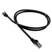 Патч-корд LANMASTER LSZH FTP кат.5e, 15 м, черный | код LAN-PC45/S5E-15-BK | LANMASTER