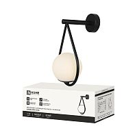 Светильник AURORA DROP-G9-BL 1хG9 настен. под лампу плафон матов./корпус черн. IN HOME 4690612063737