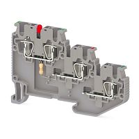 311 639, Пружинная клемма серии SRD 3SLD-NPN (Серый) | код 0.0.0.3.11639 | KLEMSAN