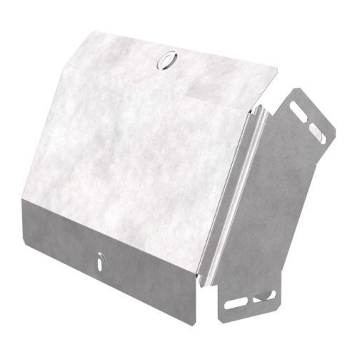 Угол вертикальный внешний 45 градусов с крышкой Стандарт 300х80 Промрукав | код PR16.0455 | ПРОМРУКАВ