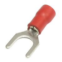 Клемма тип U изолированная RUICHI SVS1.25-6, красная | код 61243 | Ruichi