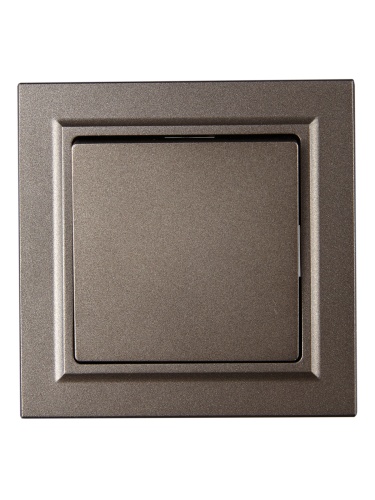 BRITE Выключ. 1-кл. 10А в сб. ВСР10-1-0-БрТБ бр. IEK | код BR-V10-0-10-K45-F | IEK фото 2