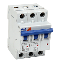 Автоматический выключатель, серии OptiDin BM63, BM63-3K63-УХЛ3, новое исполнение (1 шт.) КЭАЗ | код 260834 | КЭАЗ