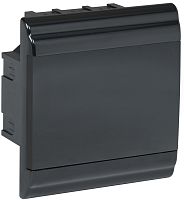 PRIME Корпус пластиковый ЩРВ-П-6 модулей встраиваемый черный IP41 | код MKP13-V-01-06-41-K02 | IEK