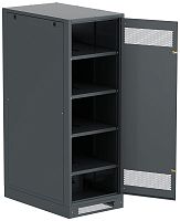 Шкаф LINEA B (пустой) 1700х600х950мм металлическая дверь черный | код LB05-17H69-M | ITK