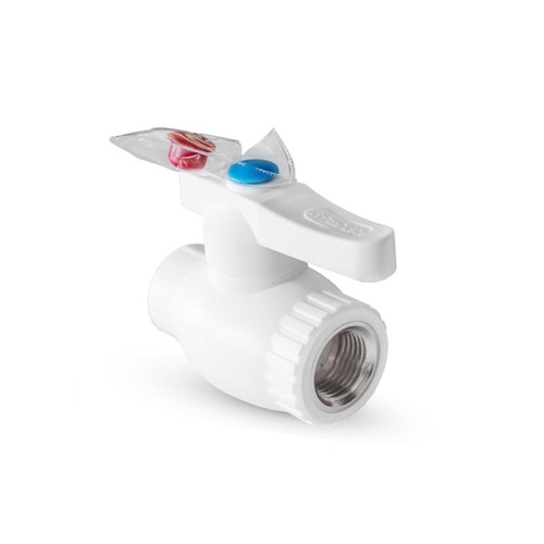 Кран шаровой PPR внутр. резьба 20х1/2 бел. | код 16207 | RTP Кран шаровой PPR внутр. резьба 20х1/2 бел. | код 16207 | RTP