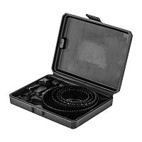 Набор кольцевых пил по дереву, 64-127 мм, 9 предметов KRANZ | код KR-92-0252 | KRANZ