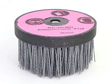 Щетка чашечная Д140xM14, ворс полимер-абразив P120 по дереву для УПМ УШМ (болгарка) (3-104) | код TAZ140TYM14P120 | Cazzola