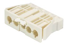 Вилочный разъем в панель, 5 полюсов, пружинная фиксация, толщина панели 0,5-1,5 мм номинальное напряжение: 250/400V, номинальный ток: 20A, цвет: белый, серия gesis GST18i5 | код 92.052.9658.0 | Wieland