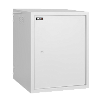 Шкаф настенный антивандальный 19, 12U, Ш600хВ634хГ650мм, серый | код TWS-126065-M-GY | TLK