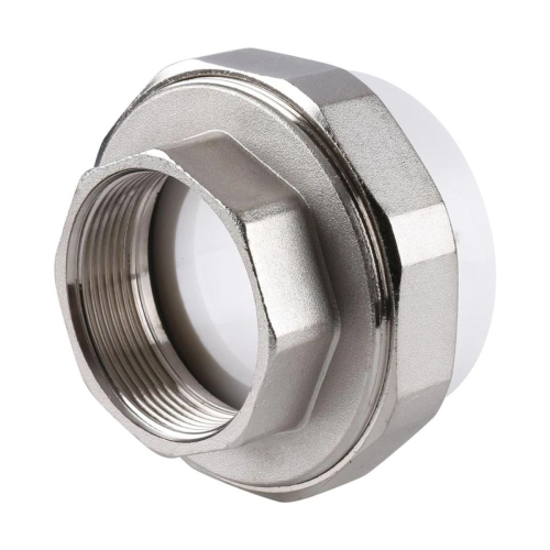 Муфта разъемная 75 х 2.1/2' ВР полипропиленовая PPR белая | код 11155212 | VALFEX Муфта разъемная 75 х 2.1/2' ВР полипропиленовая PPR белая | код 11155212 | VALFEX