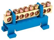 Шина N ноль на DIN-изол тип Стойка ШНИ-6х9-8-С-С | код. YNN10-69-8P-K07 | IEK