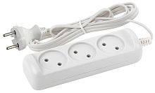 Удлинитель без заземления UX-3-3m 1300Вт 3гнезда 3м (5/20/960) | Код. Б0035748 | ЭРА