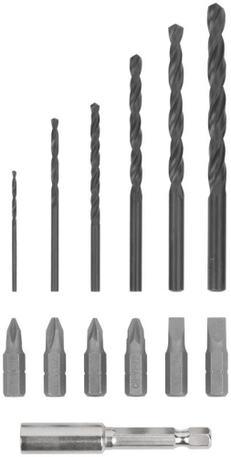 Дрель-Шуруповерт аккумуляторная 20 В, 0-400/1400 об/мин, 40 Нм, 2, Li-Ion 2,0 Ач, 1,25 ч., резиновая накладка, кейс | код 79901 | FIT фото 11