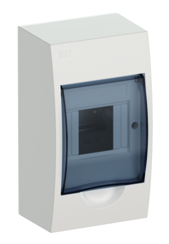 Бокс ЩРН-П-4 модуля навесн.пластик IP41 IEK | код MKP12-N-04-40-20-U | IEK