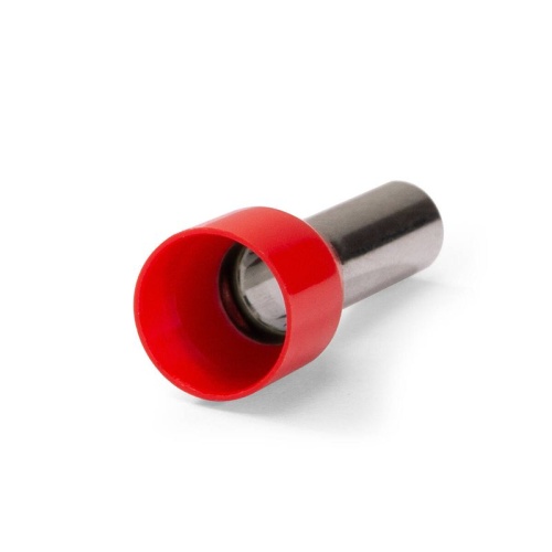 Наконечник штыревой втулочный изолированный НШВИ 10-12 ЕВРО красн. КВТ 103207 фото 3